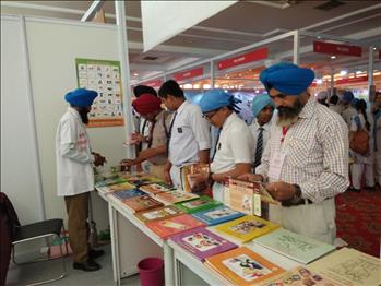 A view of the books stall exhibition