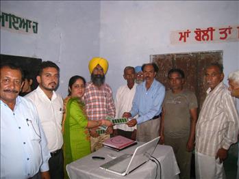 LCCs were distributed to the farmers under CINTRIN project.