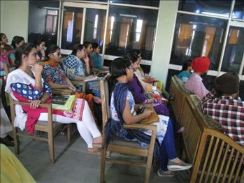 Workshop was equally attended by fair gender as well.