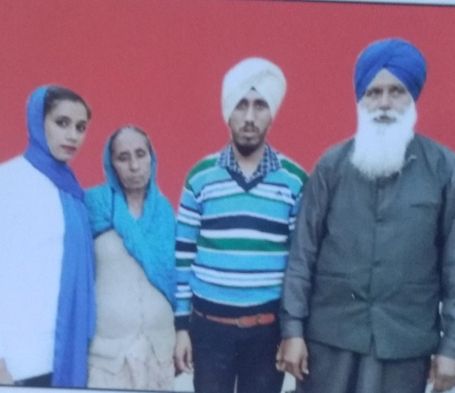 Support to the family of late Sukhwinder Singh