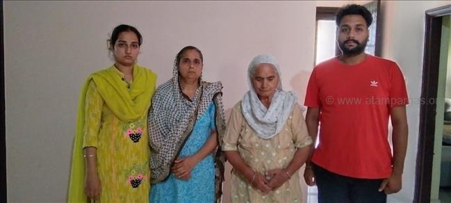 Support to the family of late Angrej Singh