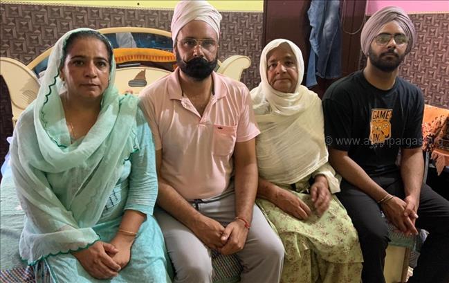 Support to the family of late Surinder Singh