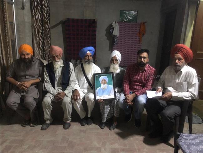 Support to the family of late Ikkatar Singh