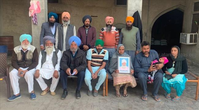 Support to the family of late Nachhatar Singh