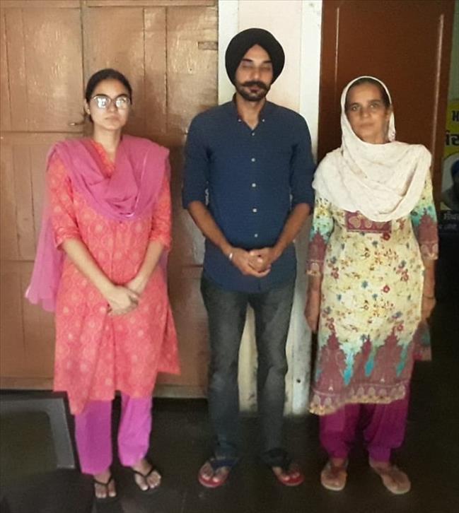 Support to the family of late Jasvir Singh Gill