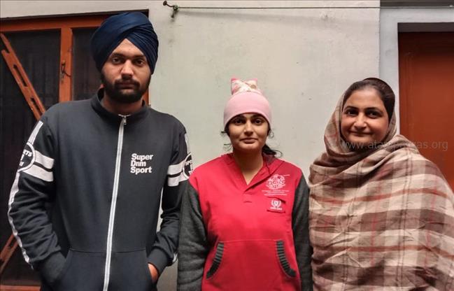 Support to the family of late Gursher Singh