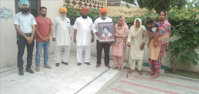 Support to the family of late Gurpreet Singh 
