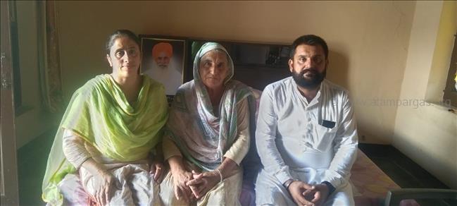 Support to the family of late Ranjodh Singh