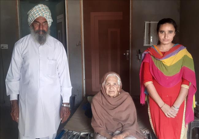 Support to the family of late Balour Singh