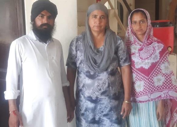 Support to the family of late Najar Singh