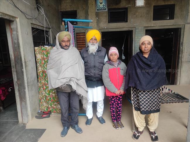 Support to the family of late Najar Singh 