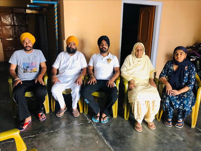 Support to the family of late Harjinderpal Singh