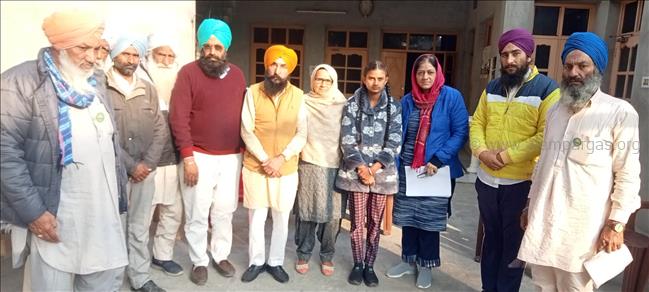 Support to the family of late Hari Singh