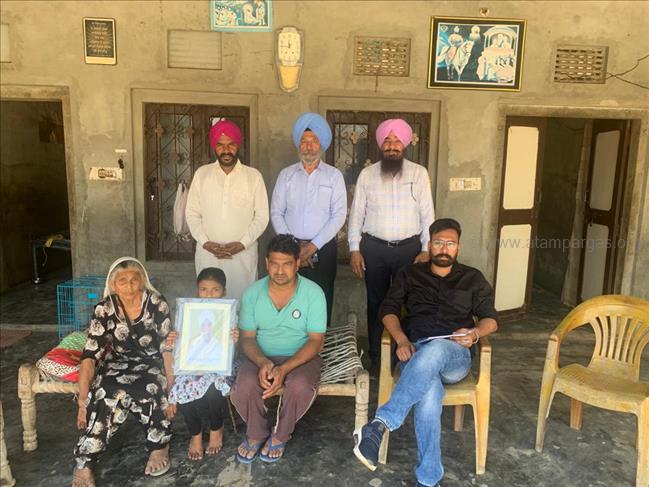 Support to the family of late Natha Singh