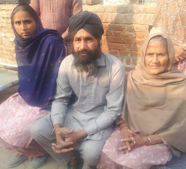 Support to the family of late Raghvir Singh