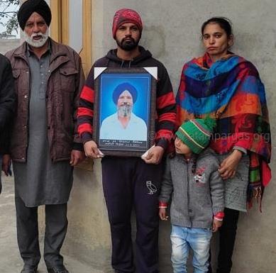 Support to the family of late Resham Singh
