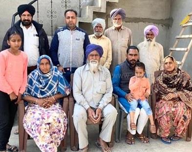 Support to the family of late Sardara Singh