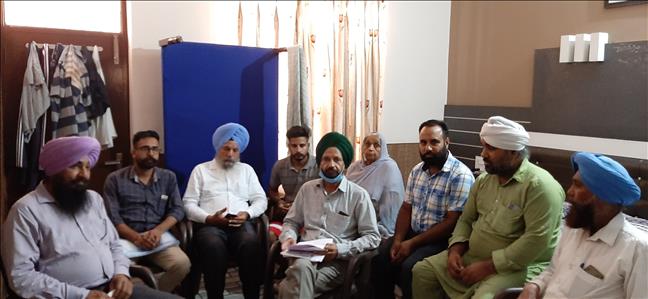 Support to the family of late Sukhdev Singh Maan