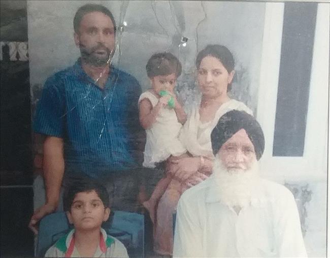 Support to the family of late Satnam Singh 