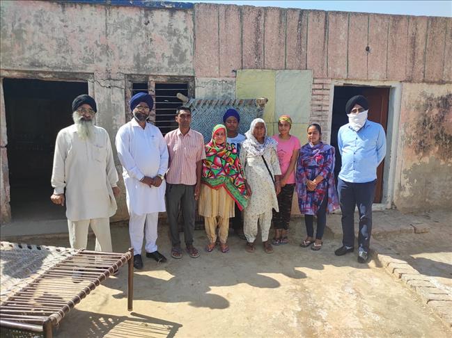 Support to the family of late Bahadur Singh