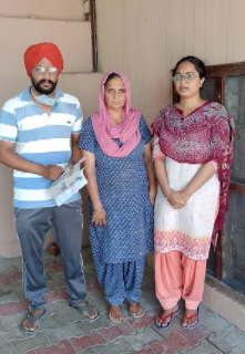Support to the family of late Lakhvir Singh