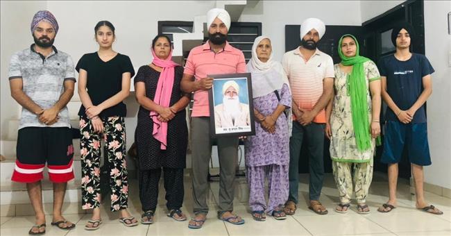 Support to the family of late Kahan Singh