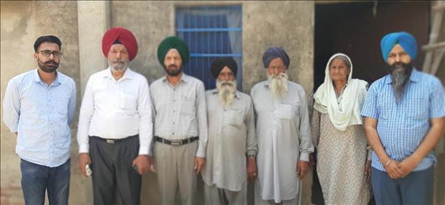 Support to the family of late Naib Singh