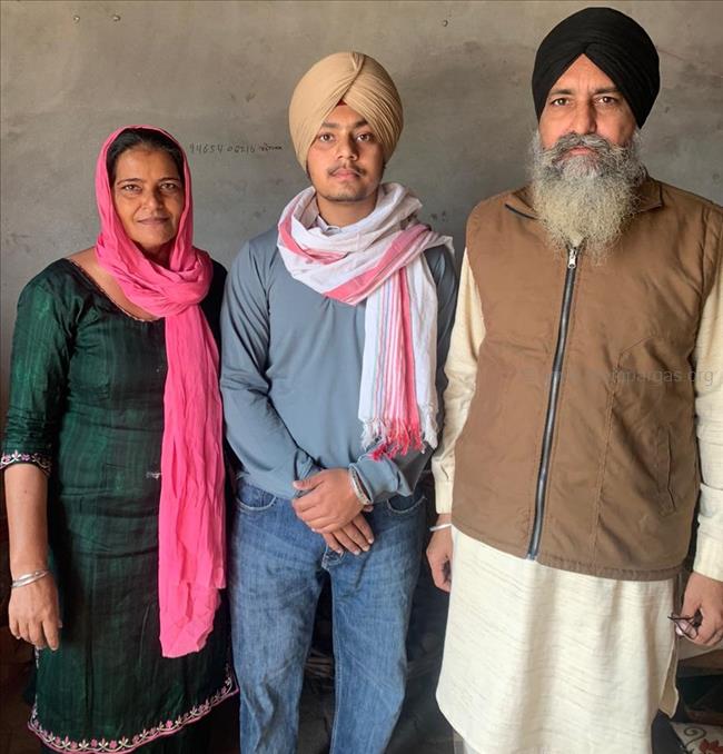 Support to the family of late Balkar Singh