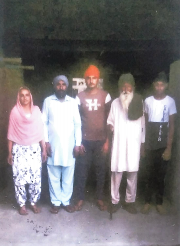 Support to the family of late Baldev Singh