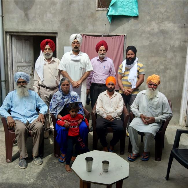 Support to the family of late Mangal Singh